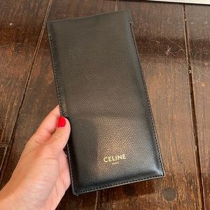 CELINE sunglasses case pouch